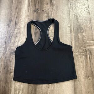 Black Lululemon Crop Top